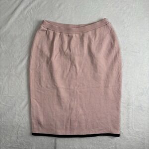 VTG‎ Doncaster Pink Nylon Blend Midi Skirt Womnen's Size medium
